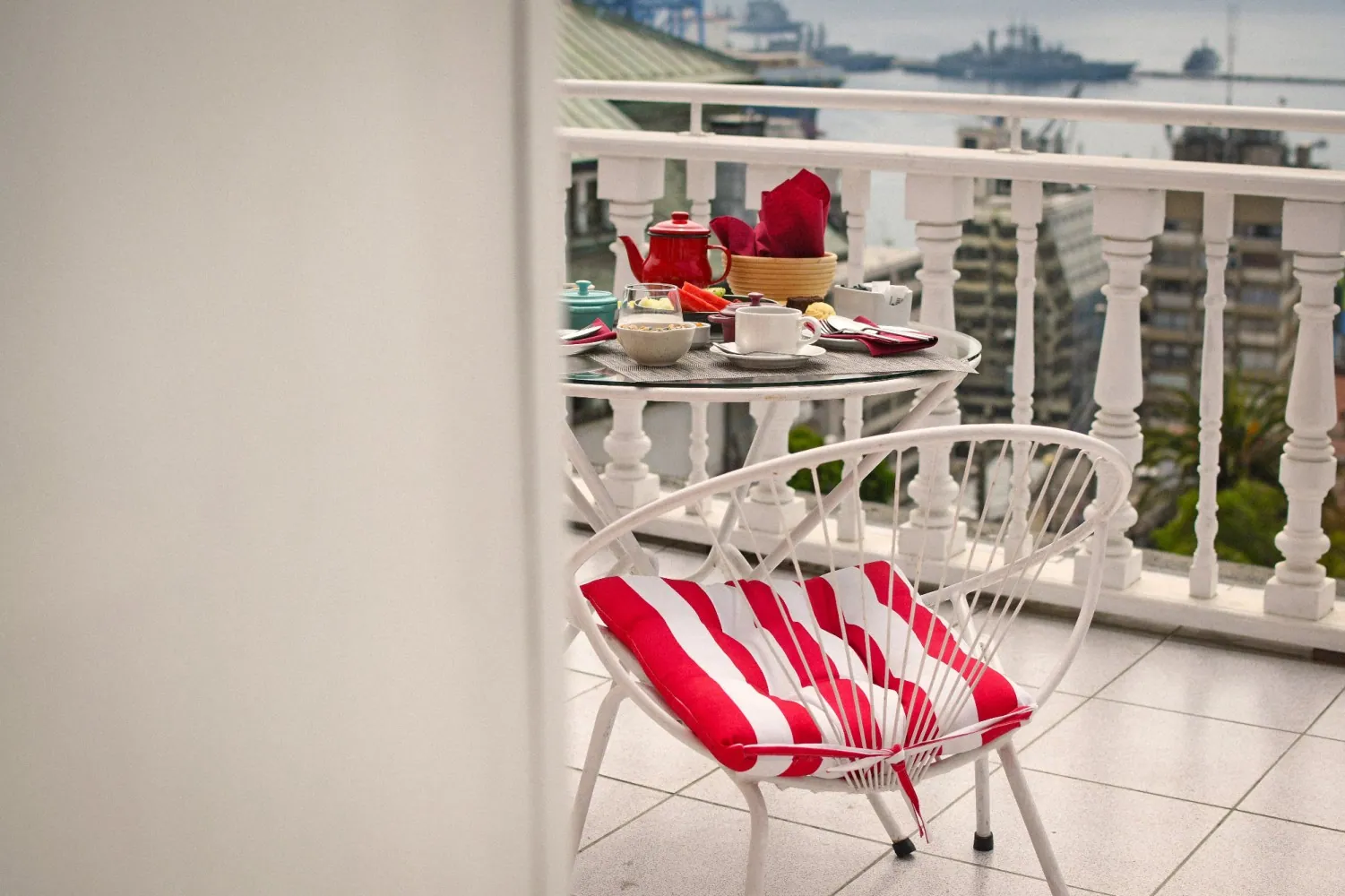 Balcón de Suite Deluxe con desayuno